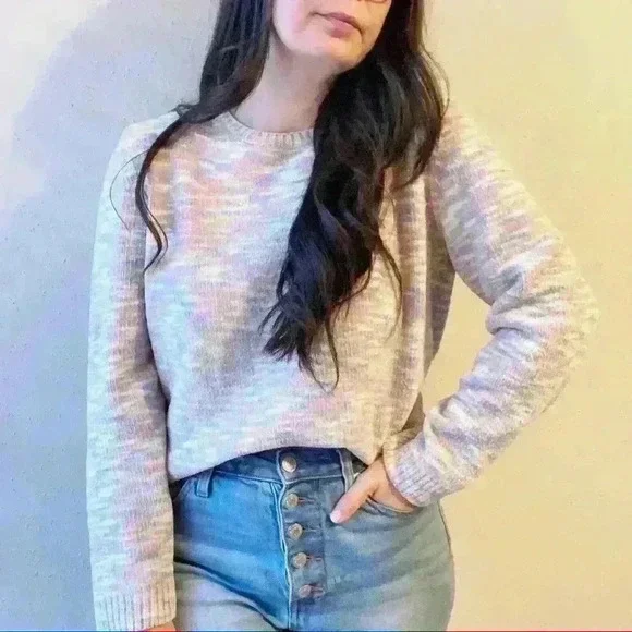 Vintage pastel multicolor‎ sweater - Picture 10 of 14